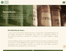 Tablet Screenshot of marktapotheke-greiff.de